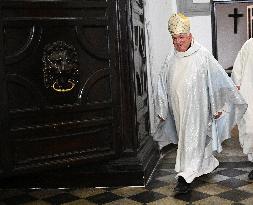 Cardinal Jean-Marc Aveline Celebrates a Mass - Rome