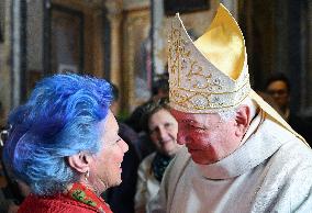 Cardinal Jean-Marc Aveline Celebrates a Mass - Rome