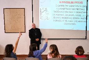 Cardinal Jean-Marc Aveline Celebrates a Mass - Rome