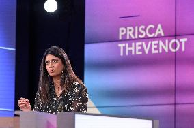 Prisca Thevenot On Dimanche En Politique - Paris