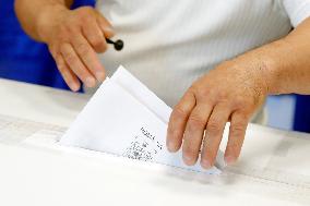 Romanian Presidential Election Rerun Voting - Bucharest