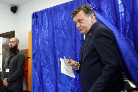 Romanian Presidential Election Rerun Voting - Bucharest
