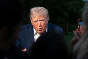resident Donald J Trump returns to the White House