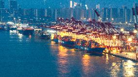 Qingdao Port Container Export