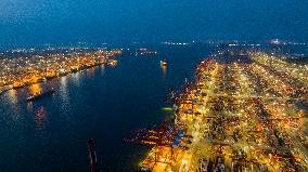 Qingdao Port Container Export