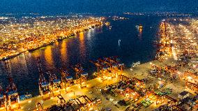 Qingdao Port Container Export