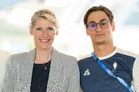 Marie Barsacq At Para Swimming World Series - Saint Germain en Laye
