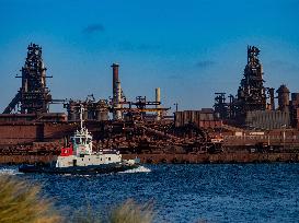 Arcelor Mittal Dunkerque Steel Production Site - France