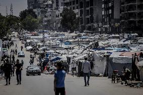Daily Life of the Displaced in Gaza