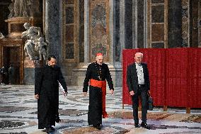 Cardinals at Ninth Novemdiales Mass - Vatican