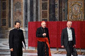 Cardinals at Ninth Novemdiales Mass - Vatican