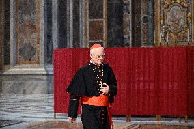Cardinals at Ninth Novemdiales Mass - Vatican