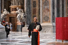 Cardinals at Ninth Novemdiales Mass - Vatican