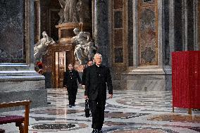 Cardinals at Ninth Novemdiales Mass - Vatican