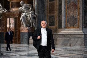 Cardinals at Ninth Novemdiales Mass - Vatican