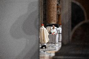 Cardinals at Ninth Novemdiales Mass - Vatican