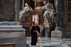 Cardinals at Ninth Novemdiales Mass - Vatican
