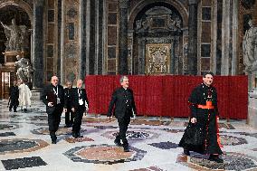 Cardinals at Ninth Novemdiales Mass - Vatican