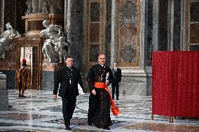 Cardinals at Ninth Novemdiales Mass - Vatican