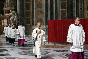 Cardinals at Ninth Novemdiales Mass - Vatican