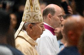 Cardinals at Ninth Novemdiales Mass - Vatican
