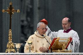 Cardinals at Ninth Novemdiales Mass - Vatican