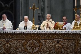 Cardinals at Ninth Novemdiales Mass - Vatican