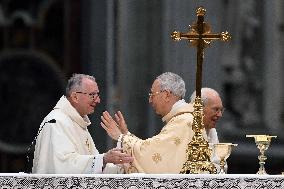 Cardinals at Ninth Novemdiales Mass - Vatican