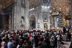 Cardinals at Ninth Novemdiales Mass - Vatican