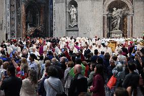 Cardinals at Ninth Novemdiales Mass - Vatican