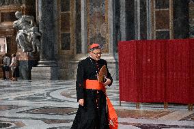 Cardinals at Ninth Novemdiales Mass - Vatican