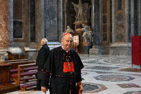 Cardinals at Ninth Novemdiales Mass - Vatican