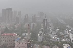 Strong Wind Hit Yinchuan