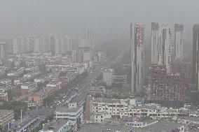 Strong Wind Hit Yinchuan