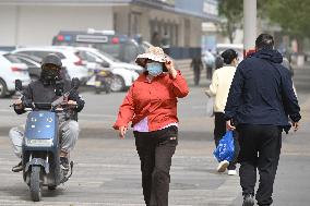 Strong Wind Hit Yinchuan