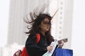 Strong Wind Hit Yinchuan