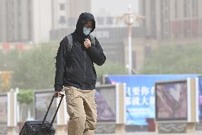 Strong Wind Hit Yinchuan