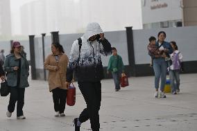 Strong Wind Hit Yinchuan