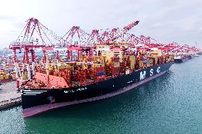 Qingdao Port Foreign Container Trade