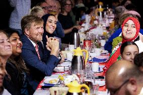 Royal Couple at Freedom Meal - The Hague