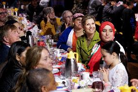 Royal Couple at Freedom Meal - The Hague