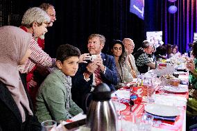 Royal Couple at Freedom Meal - The Hague