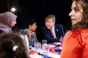 Royal Couple at Freedom Meal - The Hague