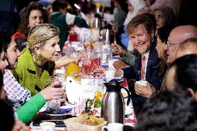 Royal Couple at Freedom Meal - The Hague