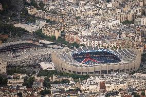 Stadiums of The 2 Parisians Soccer Clubs in Ligue 1 Are Side by Side - Paris