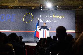 Launch of Initiative Choose Europe for Science - Paris