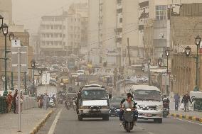 Sandstorm In Baghdad - Iraq