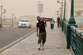 Sandstorm In Baghdad - Iraq