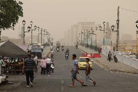 Sandstorm In Baghdad - Iraq