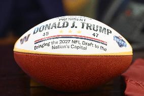 President Trump announced DC will host the 2027 NFL draft